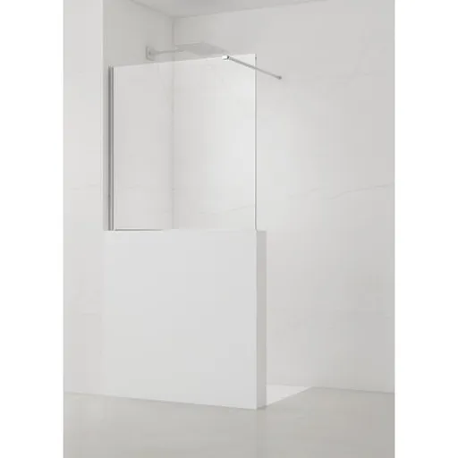 Sprchová zástěna SAT Walk-in 90x100 cm na nižšiu priečku SATWIS90