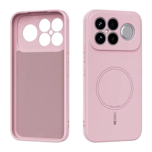 ABEEL SILICONE MAGSAFE Ochranný kryt pre POCO F8 Ultra ružový