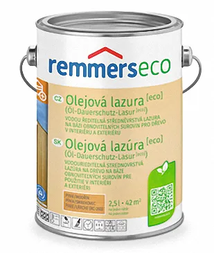 REMMERS LASUR ECO - Ekologická olejová lazúra REM - farblos 0,75 L