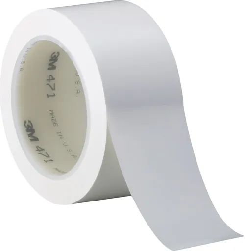 3M 471 PVC lepiaca páska, 75 mm x 33 m, biela
