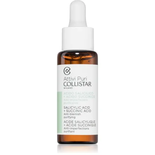 Collistar Attivi Puri Salicylic Acid + Succinic Acid detoxikačné čistiace sérum 30 ml