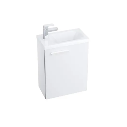 Ravak Chrome II kúpeľňová skrinka pod umývadlo 40x50x22 cm biely lesk X000001782