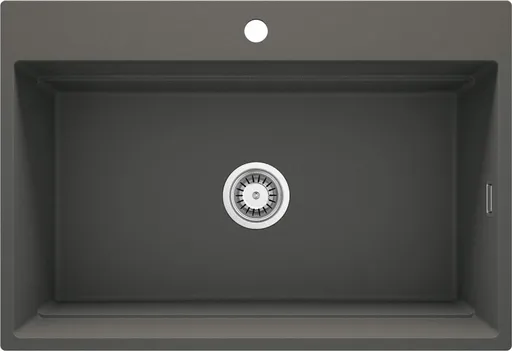 DEANTE DEANTE - Magnetic antracitová metalická - Granitový drez, jednokomorový ZRM_T10B