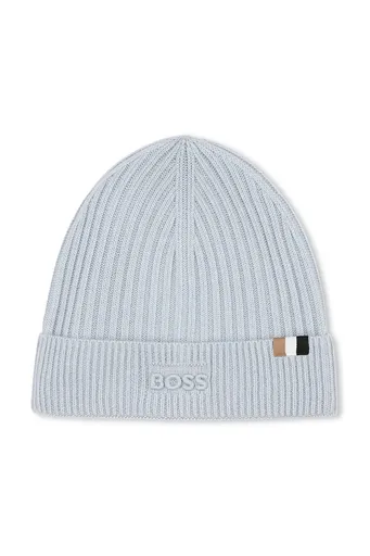 Detská čiapka s prímesou vlny BOSS