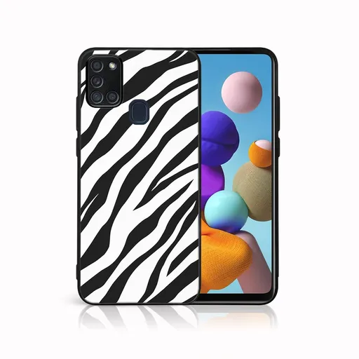MY ART Ochranný obal pre Samsung Galaxy A21s ZEBRA (237)