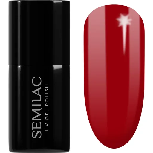 Semilac UV Hybrid Winter Collection gélový lak na nechty s použitím UV/LED lampy odtieň 608 Soft Red 7 ml