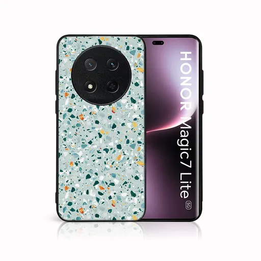 MY ART Ochranný kryt pre Honor Magic7 Lite 5G BLUE TERRAZZO (164)