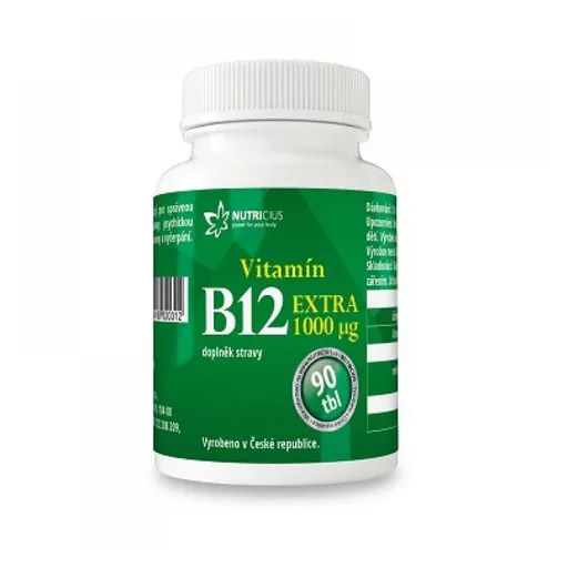 NUTRICIUS Vitamín B12 extra 1000 mcg 90 tabliet
