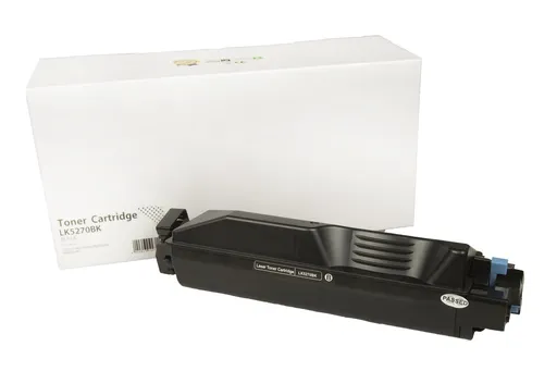 Kompatibilná tonerová náplň 1T02TV0NL0, TK5270BK, 8000 listov pre tlačiarne Kyocera Mita (Orink white box), čierna