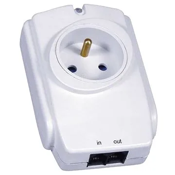 EMOS 1x zásuvka, biela (1909010000)