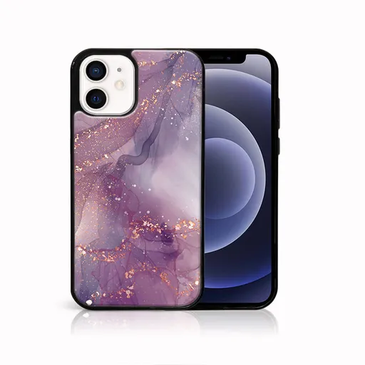 MY ART Ochranný obal pre Apple iPhone 12 mini PURPLE (148)