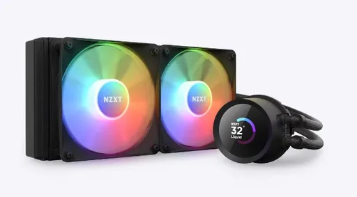 NZXT vodný chladič Kraken 240 RGB / 2x120mm fan / LCD disp. / 6 rokov / LGA1851 / AM5