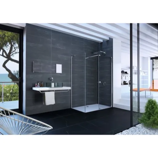 Huppe Xtensa Pure bočné zástena k sprchovacím dverám 100 cm XT0308.069.348