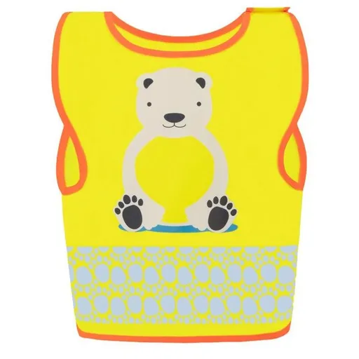 Korntex Detská reflexná vesta so zvieratkami - Ľadový medveď | 3-4 roky