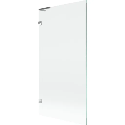 MEXEN/S - Lunar L vaňová zástena FIX 90 x 150, transparent, chróm 897L-090-000-01-00