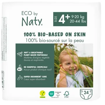 NATY Maxi+ veľ. 4+ (24 ks) (7330933178396)