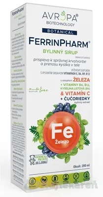 AVROPA FerrinPharm bylinný sirup 200ml
