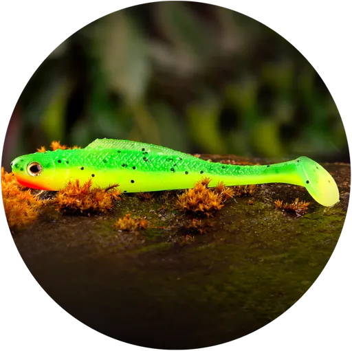 Redbass gumová nástraha ripper kicker fluo green rh uv - xxl 200 mm 50 g