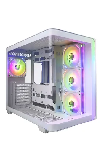 FSP M580-WP/Midi Tower/Transpar./Biela