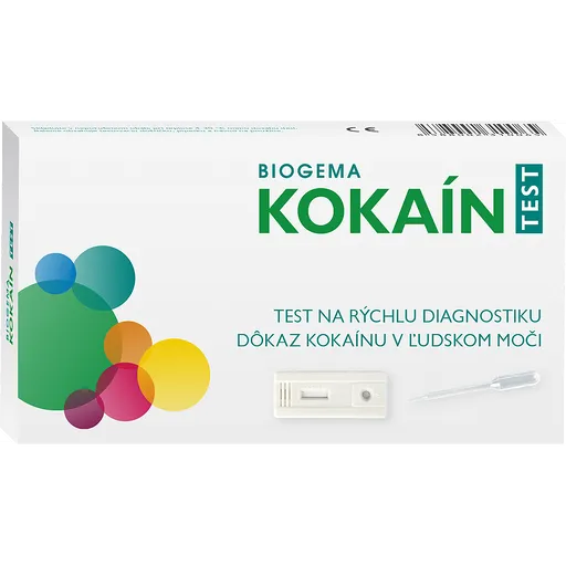 KOKAÍN TEST test na stanovenie drogy v moči 1 x 1 ks