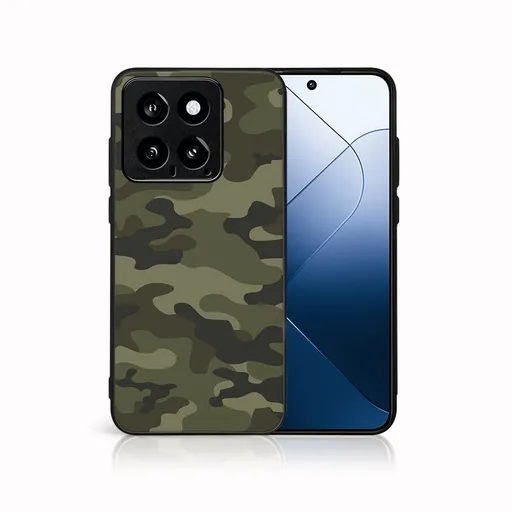MY ART Ochranný kryt pre Xiaomi 14 GREEN CAMO (235)