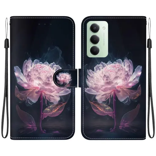 ART Peňaženkový kryt pre Xiaomi Redmi 15 / Redmi 15 5G PURPLE PEONY