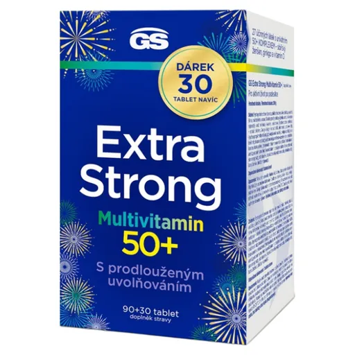 GS Extra Strong Multivitamím 50+ 90+30 tabliet NAVYŠE