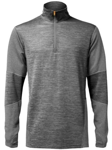 Geoff anderson thermo tričko s dlhým rukávom wizwool 210 šedé - xxl