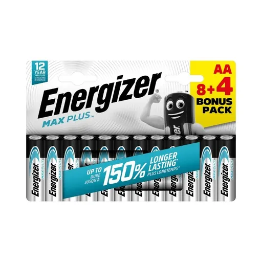 Energizer LR6/12 Max Plus AA 8+4 zadarmo