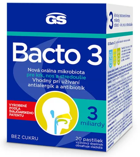 GS Bacto 3, pastilky 20ks
