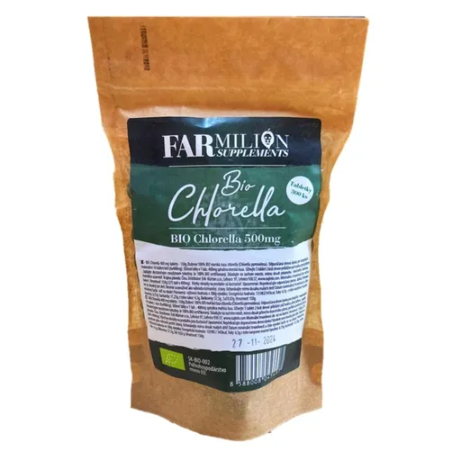 FARMILION Chlorella 500 mg BIO 300 tabliet