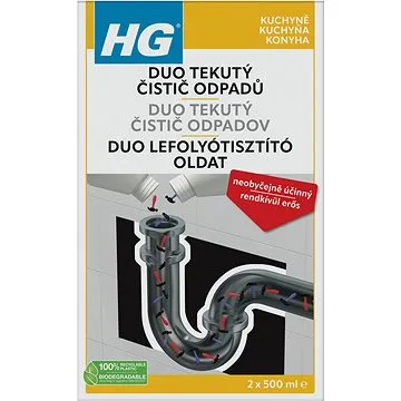 HG Duo tekutý čistič odpadov 1 l (8711577089665)