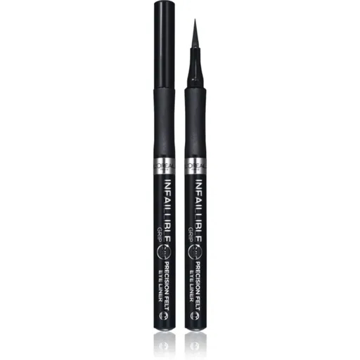 L’Oréal Paris Infaillible Grip 27H Precision Felt očné linky vo fixe odtieň Black 1 ml