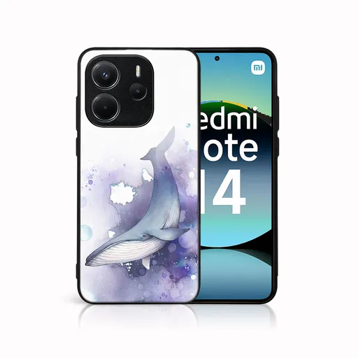 MY ART Ochranný kryt pre Xiaomi Redmi Note 14 WHALE (242)