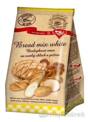 Liana Bread mix white, bezgluténová zmes na svetlý chlieb a pečivo, 1000g