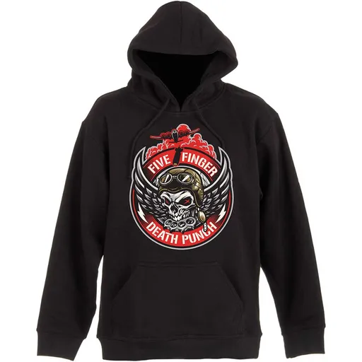 Five Finger Death Punch mikina Bomber Patch Čierna S