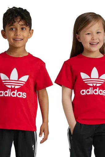 Detské bavlnené tričko adidas Originals TREFOIL TEE