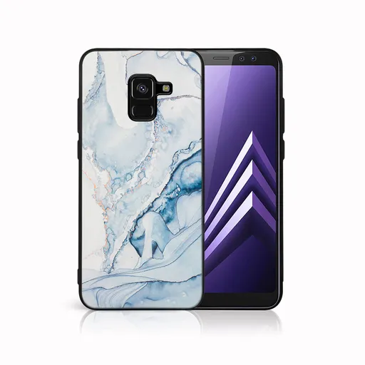 MY ART Ochranný kryt pre Samsung Galaxy A8 2018 (A530) LIGHT BLUE (149)