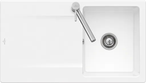 VILLEROY & BOCH VILLEROY & BOCH - Keramický drez Villeroy &amp; Boch Siluet 50, 333501R1 White Alpin 333501R1