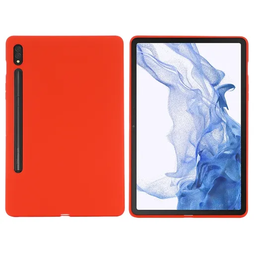 RUBBER Ochranný kryt pre Samsung Galaxy Tab S9 Ultra / Tab S10 Ultra červený