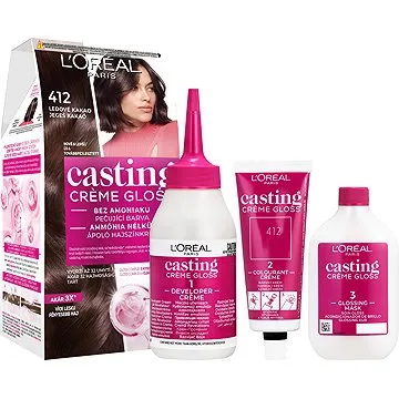 LORÉAL CASTING Creme Gloss 412 Ľadové kakao (3600521988305)