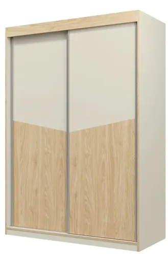 ArtAdrk Šatníková skriňa ATSON | dub/béžová 150 cm