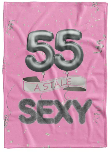 Deka Stále sexy – Ružová (vek: 55, Podšitie baránkom: NE)