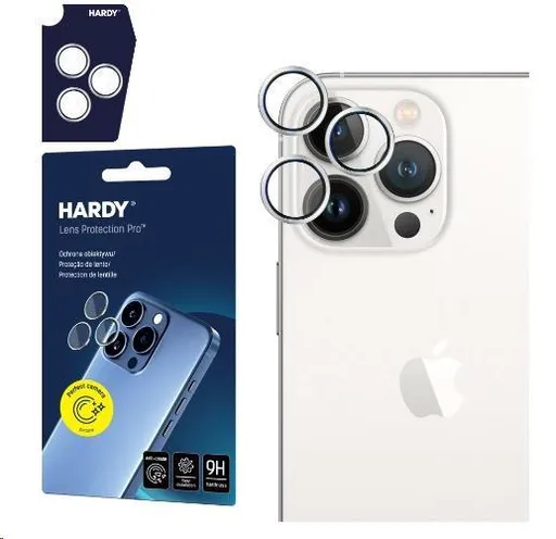 3mk HARDY Lens Protection Pro pre iPhone 15 Pro White