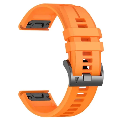 SILICONE Vymeniteľný remienok QuickFit pre Garmin - šírka 22mm oranžový