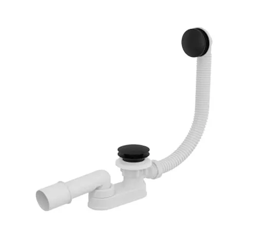 BESCO - Vaňový sifón Click-Clack s prepadom - Farba - Chróm VANSMAKKP