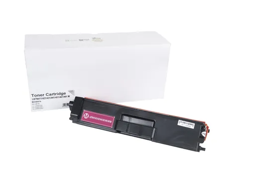 Kompatibilná tonerová náplň TN421M, TN411M, TN431M, TN441M, TN451M, TN461M, TN491M, 1800 listov pre tlačiarne Brother (Orink white box), purpurová