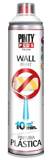 PINTY PLUS WALL PAINT - Farba na steny RAL 9016M - biela dopravná matná 0,6 L