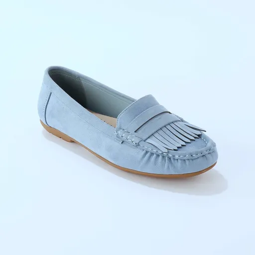 Pružné mokasíny z mikrovlákna