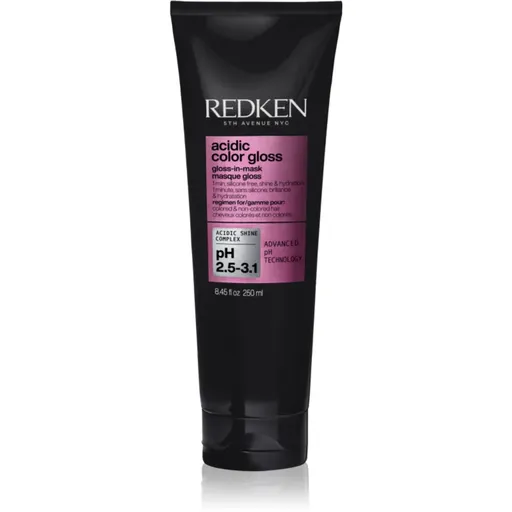 Redken Acidic Color Gloss Gloss-in-Mask vyživujúca a hydratačná maska na vlasy na lesk a hebkosť vlasov 250 ml